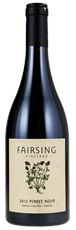 2012 Fairsing Vineyard Pinot Noir