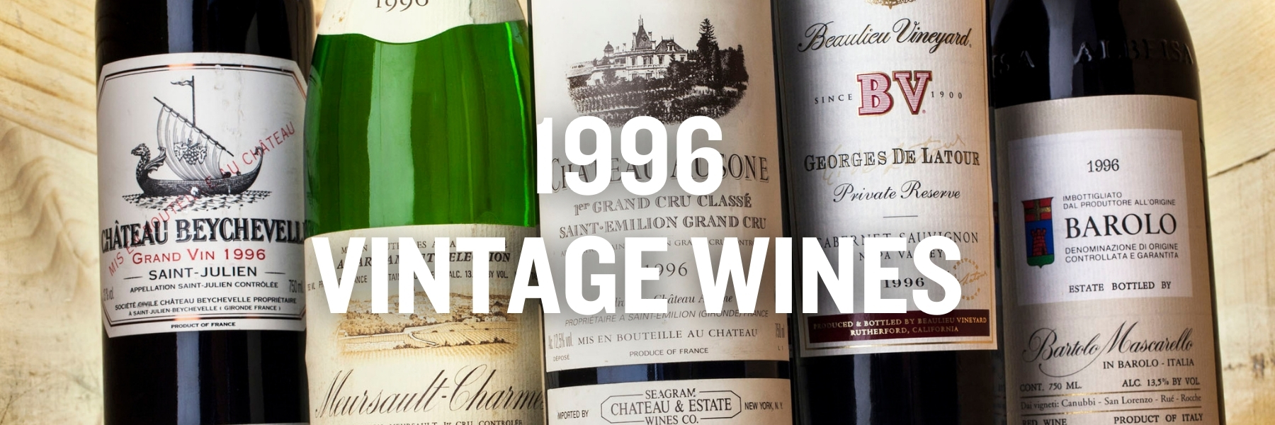 1996 vintage wines