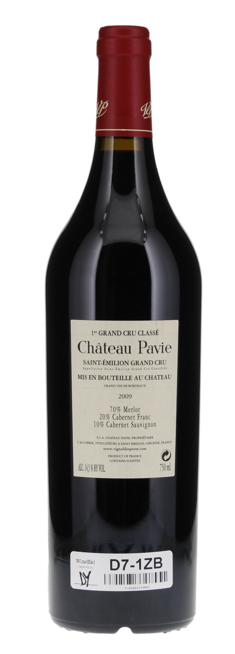 2009 Château Pavie, 750ml