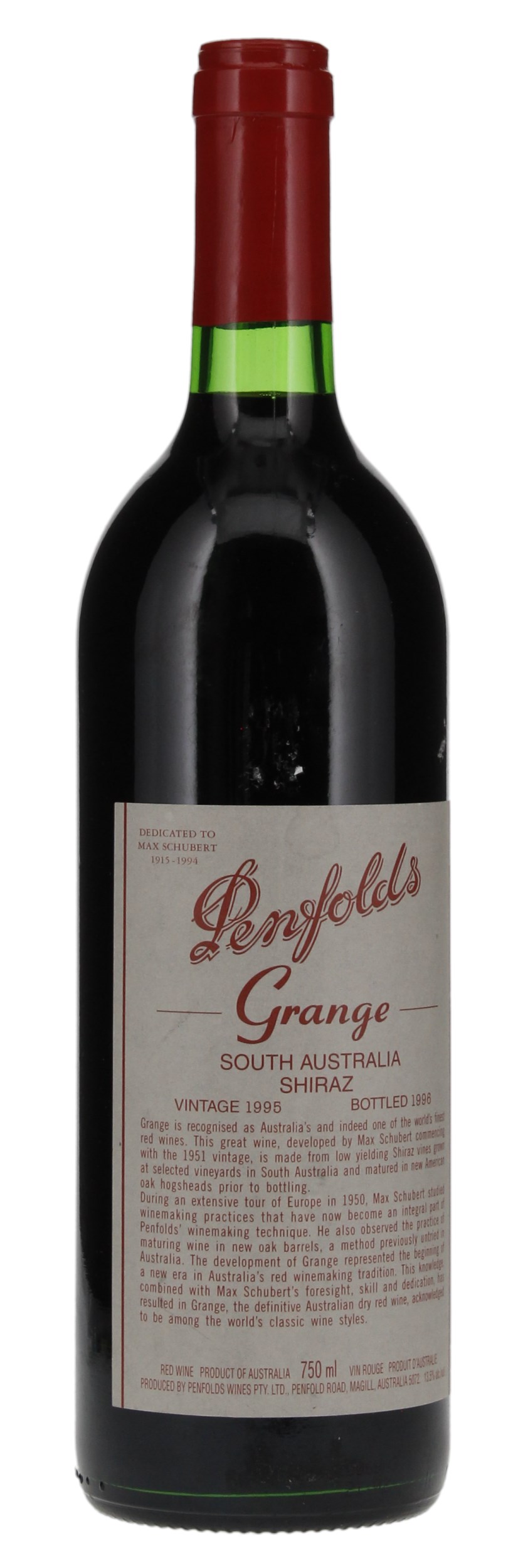 1995 Penfolds Grange, 750ml