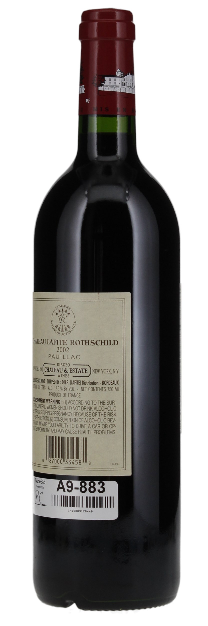 2002 Château Lafite-Rothschild, 750ml