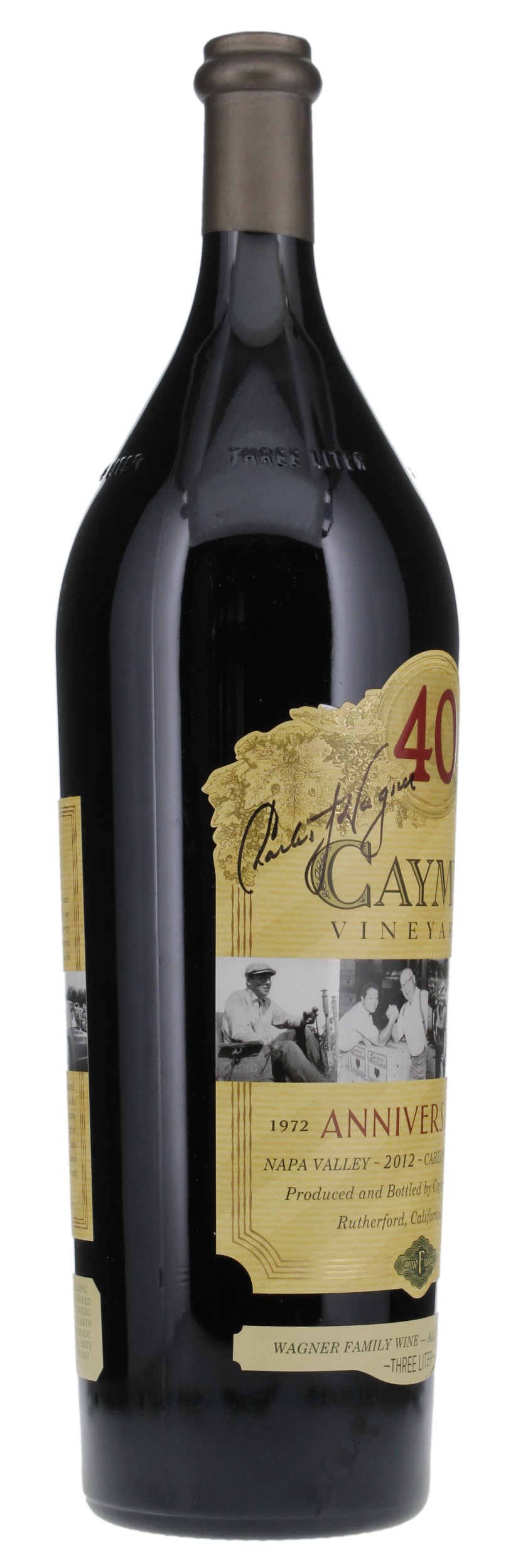 2012 Caymus 40th Anniversary Cabernet Sauvignon, 3.0ltr