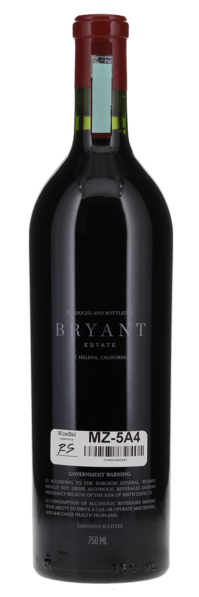 2016 Bryant Family Vineyard Cabernet Sauvignon, 750ml