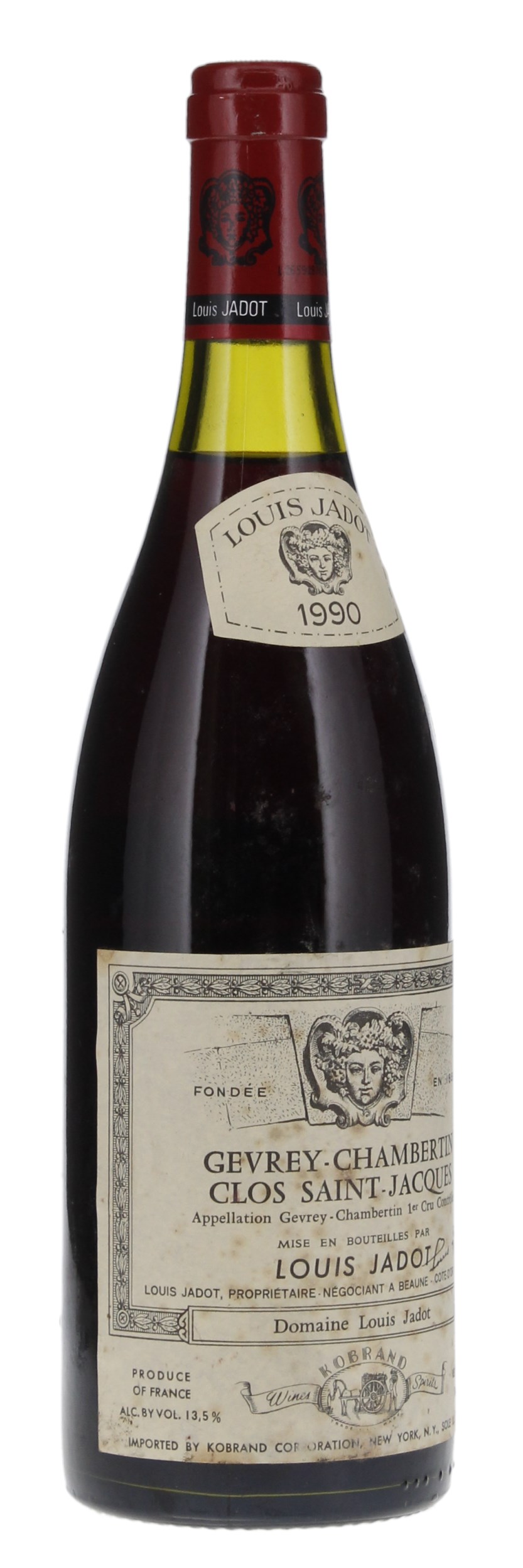 1990 Louis Jadot Gevrey-Chambertin Clos St. Jacques, 750ml
