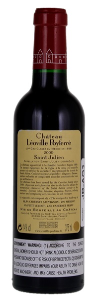2009 Château Leoville-Poyferre, 375ml