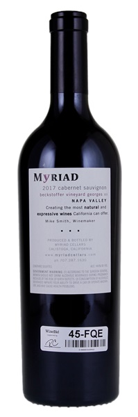 2017 Myriad Cellars Beckstoffer Georges III Vineyard Cabernet Sauvignon, 750ml