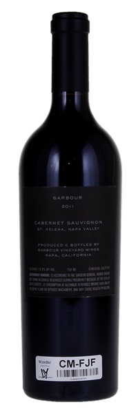 2011 Barbour Cabernet Sauvignon, 750ml