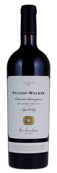 2010 Pulido-Walker Melanson Vineyard Cabernet Sauvignon, 750ml