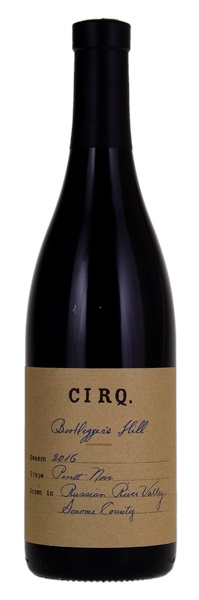 2016 Cirq Bootlegger's Hill Pinot Noir, 750ml