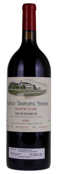 2000 Château Troplong-Mondot, 1.5ltr
