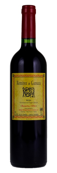 1996 Remirez de Ganuza Rioja Reserva, 750ml