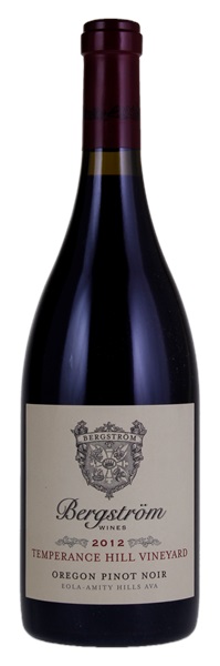 2012 Bergstrom Winery Temperance Hill Vineyard Pinot Noir, 750ml