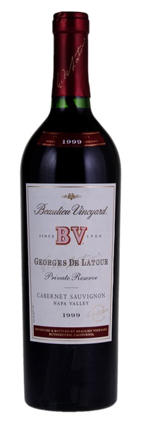 1999 Beaulieu Vineyard Georges de Latour Private Reserve Cabernet Sauvignon, 750ml