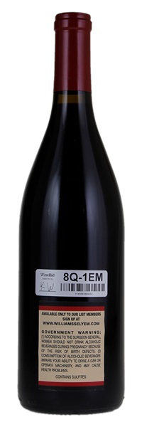 2017 Williams Selyem Sonoma Coast Pinot Noir, 750ml