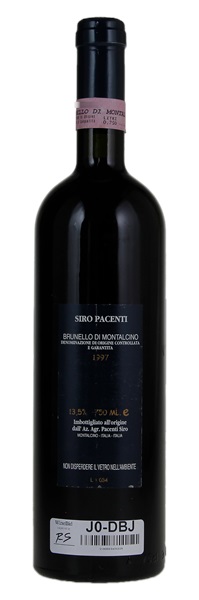 1997 Siro Pacenti Brunello di Montalcino, 750ml