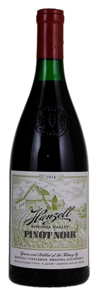1974 Hanzell Pinot Noir, 750ml