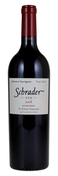 2018 Schrader CCS Beckstoffer To Kalon Vineyard Cabernet Sauvignon, 750ml