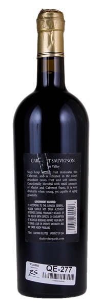 1999 Shafer Vineyards Cabernet Sauvignon, 750ml