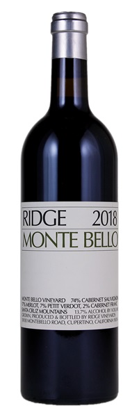 2018 Ridge Monte Bello, 750ml