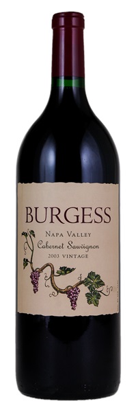 2003 Burgess Cabernet Sauvignon, 1.5ltr