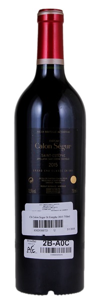 2015 Château Calon-Segur, 750ml