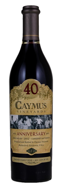 2012 Caymus 40th Anniversary Cabernet Sauvignon, 750ml