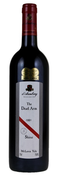 2001 d'Arenberg The Dead Arm Shiraz, 750ml