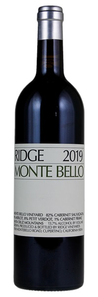 2019 Ridge Monte Bello, 750ml