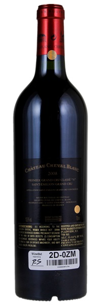 2008 Château Cheval-Blanc, 750ml