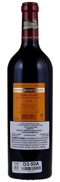 2018 Château Ducru-Beaucaillou, 750ml