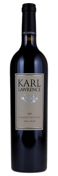 2001 Karl Lawrence Cabernet Sauvignon, 750ml