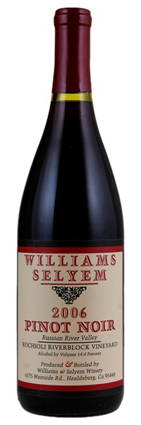 2006 Williams Selyem Rochioli Riverblock Vineyard Pinot Noir, 750ml