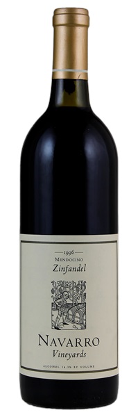 1996 Navarro Vineyards Zinfandel, 750ml