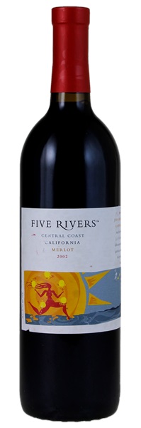 2002 Five Rivers Merlot, 750ml