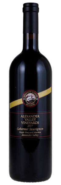 2017 Alexander Valley Vineyards Alexander School Reserve Cabernet Sauvignon, 750ml