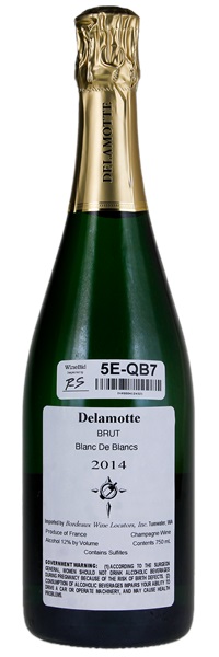 2014 Delamotte Blanc de Blancs, 750ml