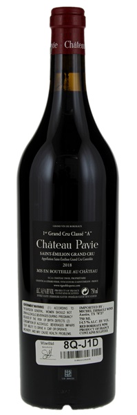 2018 Château Pavie, 750ml
