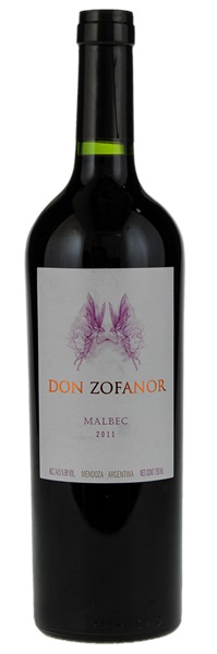 2011 Don Zofanor Estate Malbec, 750ml