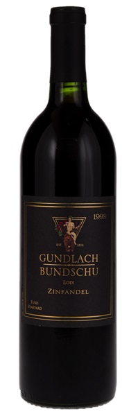 1999 Gundlach Bundschu Fuso Vineyard Zinfandel, 750ml