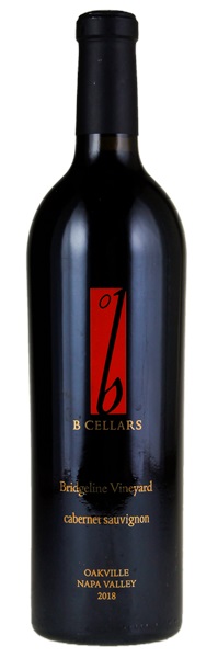 2018 B Cellars Bridgeline Vineyard Cabernet Sauvignon, 750ml