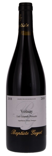 2018 Baptiste Guyot Volnay Les Grands Poisots, 750ml