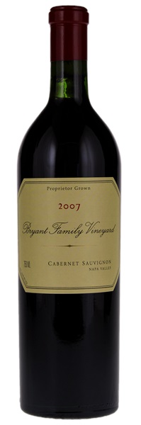 2007 Bryant Family Vineyard Cabernet Sauvignon, 750ml