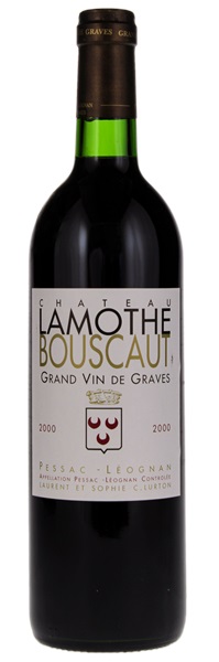 2000 Château Lamothe Bouscaut Rouge, 750ml