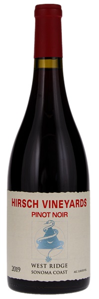 2019 Hirsch Vineyards West Ridge Pinot Noir, 750ml