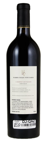 2003 Harris Estate Treva's Vineyard Cabernet Sauvignon, 750ml