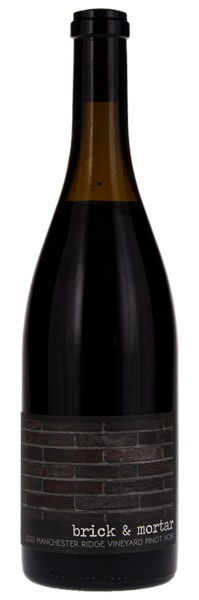 2020 Brick & Mortar Manchester Ridge Vineyard Pinot Noir, 750ml