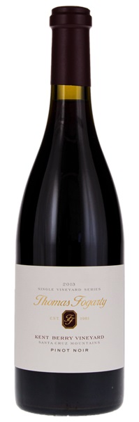 2013 Thomas Fogarty Kent Berry Vineyard Single Vineyard Series Pinot Noir, 750ml