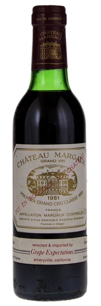 1981 Château Margaux, 375ml