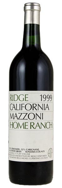 1999 Ridge Mazzoni Home Ranch Red, 750ml