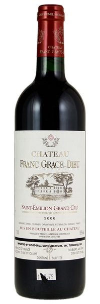 2006 Château Franc Grace Dieu, 750ml